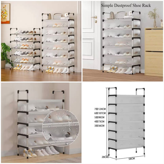 Modern Multi?Layer Shoe Storage Rack | 5 Layers