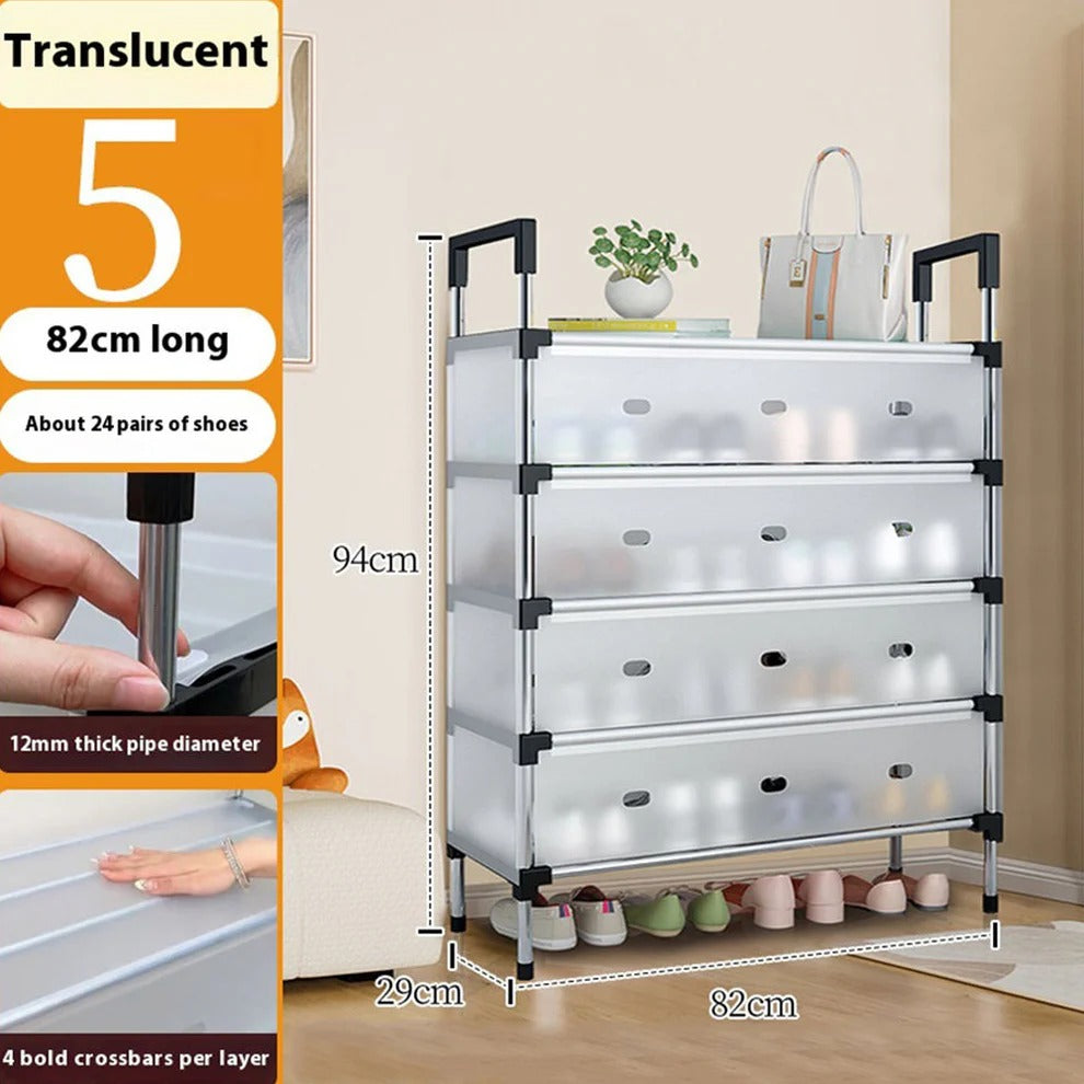 Modern Multi?Layer Shoe Storage Rack | 5 Layers
